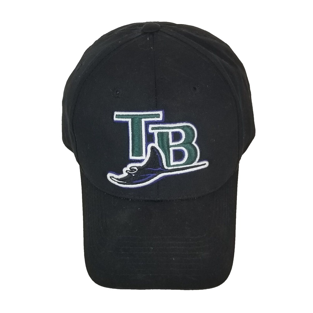 OC Hat Unisex OS Black Tampa Bay Devil Rays Snapback Vintage Baseball MLB Cap
